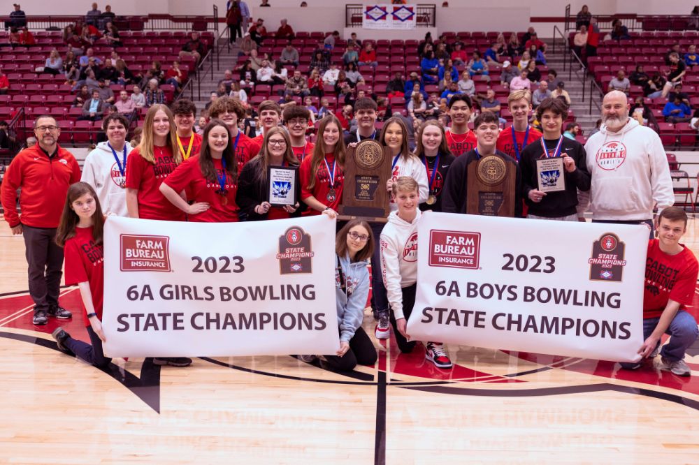Panthers and Lady Panthers Bowling Teams are the 2023 6A State Champions